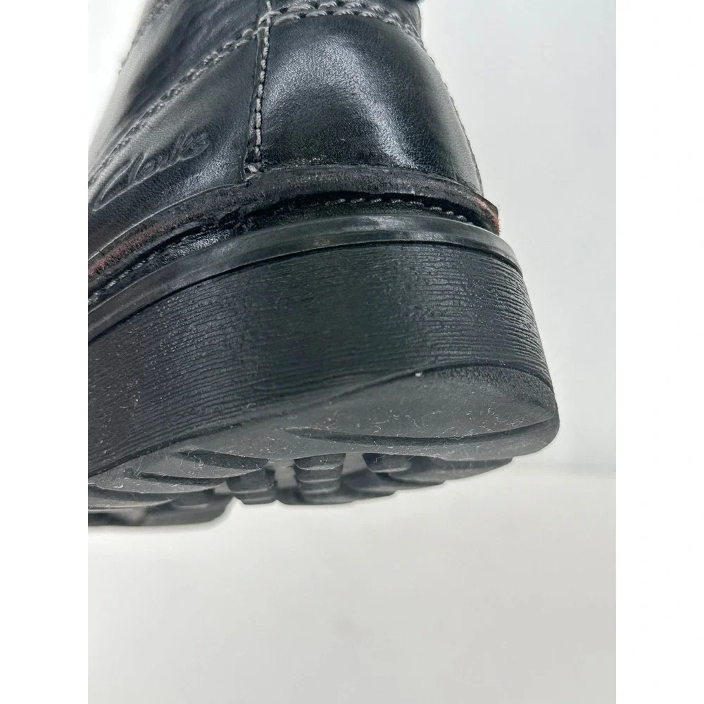 Clarks Roar Black Leather Chukka Boots Lace Up Ankle Lug Sole 82490 Sz 9